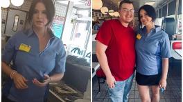Lana Del Rey es vista trabajando como mesera en una cafetería | Fotos tomadas de redes sociales