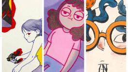 Jóvenes talentos del cómic y el fanzine en Medellín. Historias de superación y creatividad. Ilustraciones de @__nube, @dianitaversus y @alejolio_