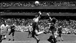Diego Armando Maradona en el mundial de México 1986. Foto por: Eduardo Longoni (cortesía de prensa) 