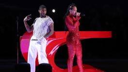 Foto: Usher y Alicia Keys, así fue el show de medio tiempo del Super Bowl 2024 © Getty images