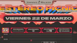 Horario Festival Estereo Picnic 2024 viernes 22 de marzo 2024