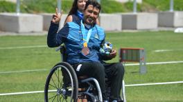 Héctor Ramirez. Imagen enviado por el Comité Paralímpico Colombiano