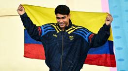 Ángel Barajas gana medalla de plata para Colombia | Foto de AFP