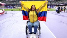 Érica María Castaño gana oro en lanzamiento de disco en Paris 2024 | Foto de ParaAthletics