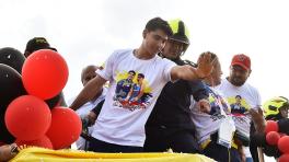 Así fue el recibimiento en Cúcuta de Ángel Barajas