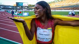 Karen Palomeque gana oro en atletismo en París 2024