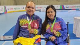 Edilson Chica gana plata en boccia en París 2024