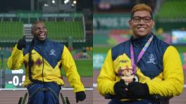 Mauricio Valencia y Diego Meneses, nuevas medallas en jabalina para Colombia en París 2024 | Fotos del Comité Paralímpico Colombiano