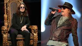 Así fue el primer encuentro de Ozzy Osbourne y Axl Rose