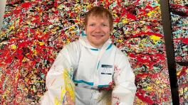 Ed Sheeran y su faceta como pintor aficionado, esto cuestan sus cuadros