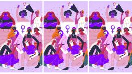 Derechos de la mujer: cinco deudas históricas . Ilustración de Catalina Vásquez (@_kathiuska_)