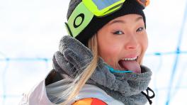 Chloe Kim, oro en snowbording en los Olímpicos de Invierno 2018. Foto de Mike Blake de Reuters. 