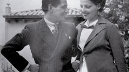 Jorge Eliecer Gaitán y Amparo Jaramillo de Gaitán, su esposa. Foto: Colprensa.