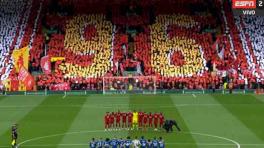Tributo a las víctimas de Hillsborough, 30 años después. Captura/ESPN  
