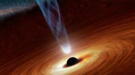 Ilustración digital Agujero Negro