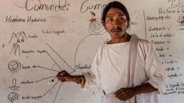 Miembro de grupo indígena Wiwa. Foto de Rommel Rojas.