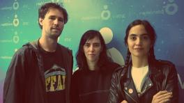 Pablo, Micaela y Anabella de Las Ligas Menores 