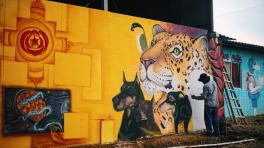 Los muros de Caquetá se pintaron por la paz y la reconciliación - Foto cortesía de Daniela Díaz. 