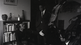 Zapata Olivella y Gabo. Foto de Archivo Biblioteca Nacional de Colombia.