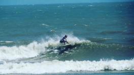 Juan Jose Guerrero en la final del Circuito Colombiano de Surf