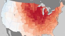 El periodo más caliente de Estados Unidos en 120 años