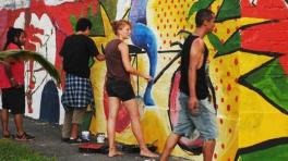 La Ciclopintada es arte y deporte en Medellín