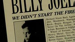 El fuego lo comenzó Billy Joel