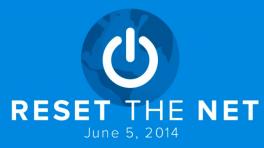 Buscan promover libertad en Internet con "Reset The Net"