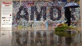 El primer gran muro de fotos en Colombia