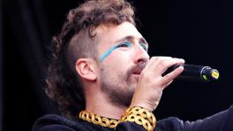 Daniel López, cantante de Danicattack. Rock Al Parque 2016.