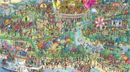 Encuentren a su artista favorito en este mapa de '¿Dónde está Wally?' 