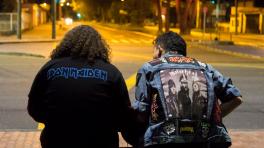 Chuky y Vargas, protagonistas de 'La noche de la Bestia'. Fotos cortesía de la producción de la película.