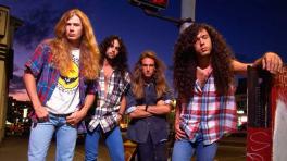 Megadeth en los noventa: Dave Mustaine, Nick Menza, Dave Eleffson y Marty Friedman