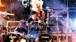 Lars Ulrich y Gaga. Foto tomada de Sopitas.com