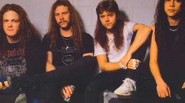 Metallica en 1991. (Jason Newsted, James Hetfield, Lars Ulrich y Kirk Hammet).