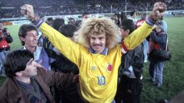 El 'PIbe' Valderrama celebrando. Foto tomada del Facebook oficial de Minuto 90 Festival.