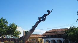 Estatua plaza central Valledupar. Foto por: Nelsonc