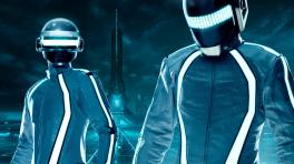 El dúo electrónico francés Daft Punk en Tron Legacy